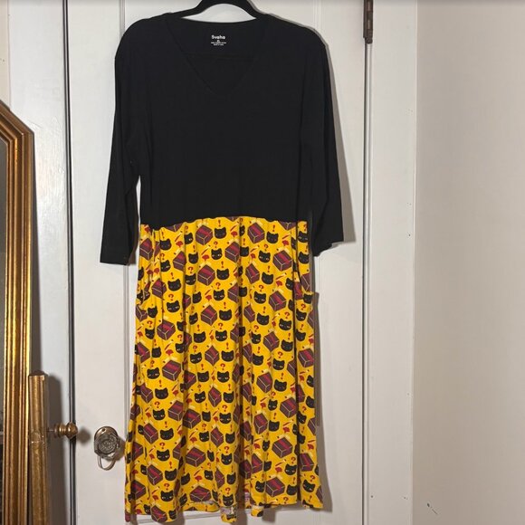 Svaha Schrödinger's Cat Fit & Flare Dress XL - Picture 3 of 3